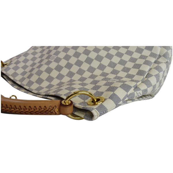 Louis Vuitton Artsy MM Damier Azur Shoulder Bag corner