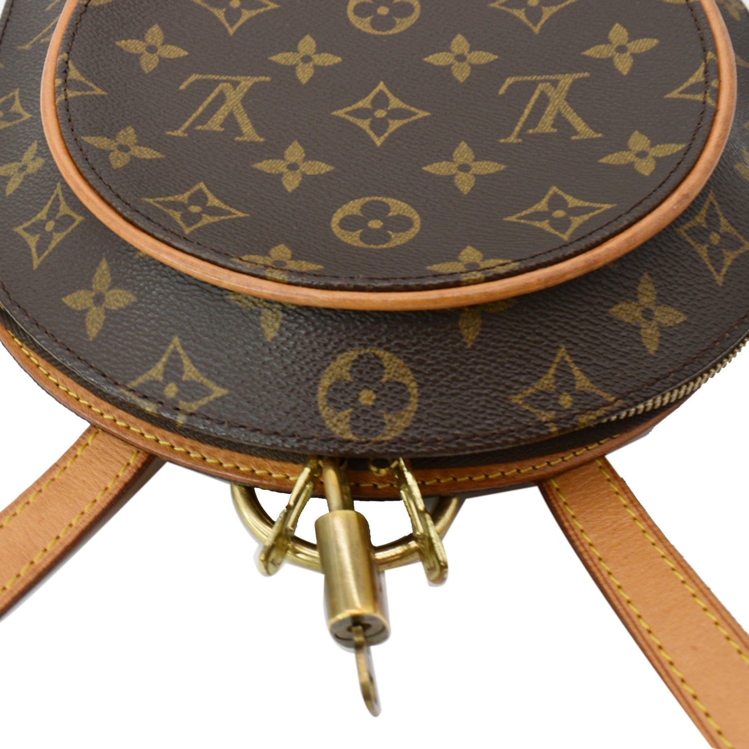 LOUIS VUITTON Ellipse Sac A Dos Monogram Canvas Backpack Bag Brown LOUIS VUITTON Ellipse Sac A Dos Monogram Canvas Backpack Bag Brown