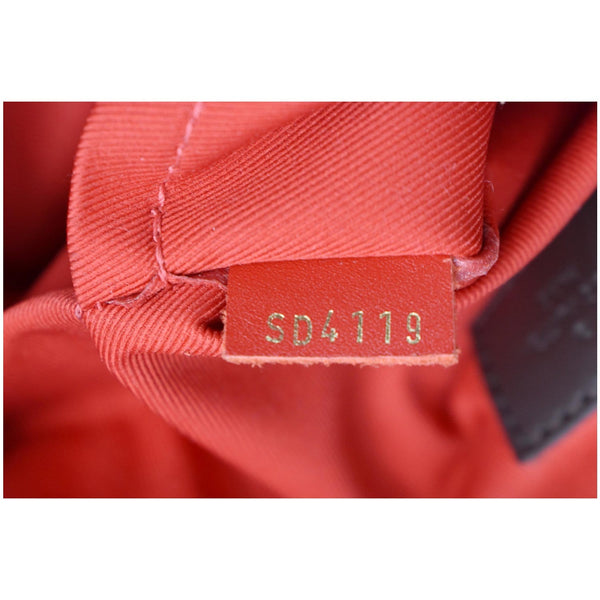 LOUIS VUITTON South Bank Besace Damier Ebene Crossbody Bag Brown