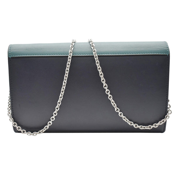 Celine Pocket Envelope Leather Shoulder Bag backscene