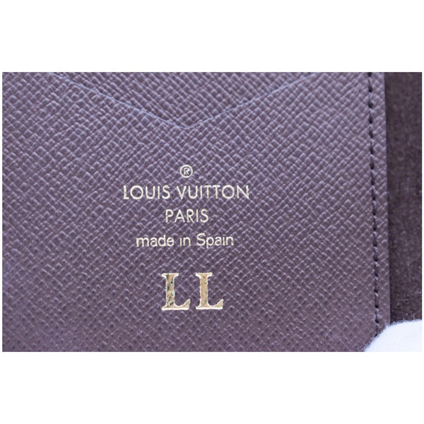 LOUIS VUITTON iPhone X Folio Monogram Canvas Phone Case Brown