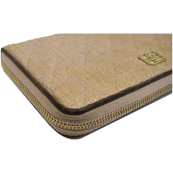 Chanel Zip Around Coated Canvas Wallet - Zippy corner