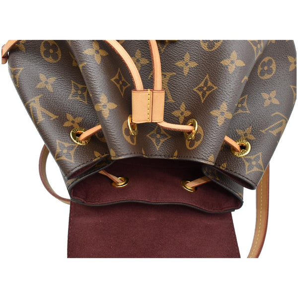 LOUIS VUITTON Montsouris NM Monogram Canvas Backpack Bag Brown