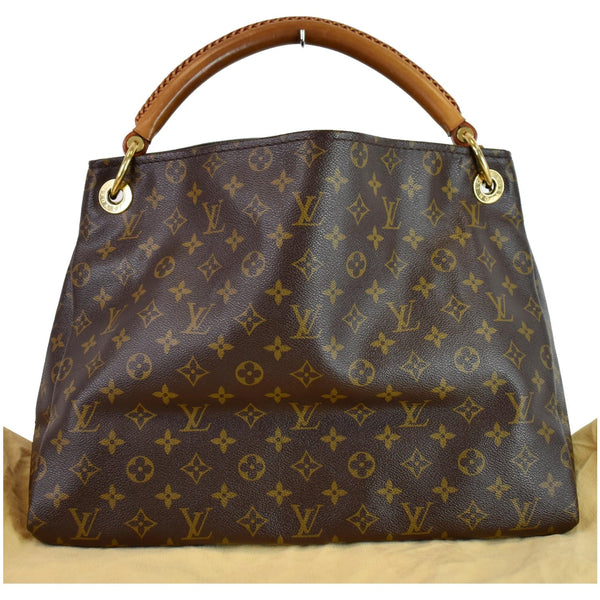 Louis Vuitton Artsy MM Monogram Canvas Shoulder Bag - front side