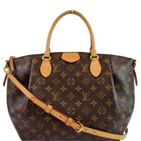 LOUIS VUITTON Turenne MM Monogram Canvas 2 Way Shoulder Bag Brown