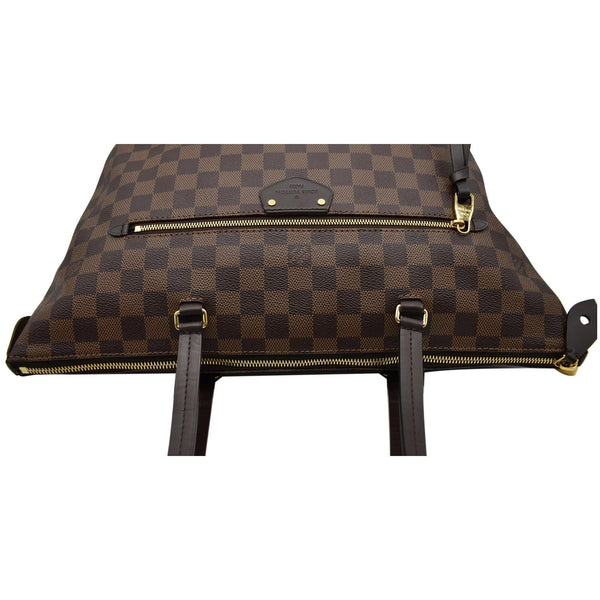 LOUIS VUITTON Iena MM Damier Ebene Shoulder Bag Brown