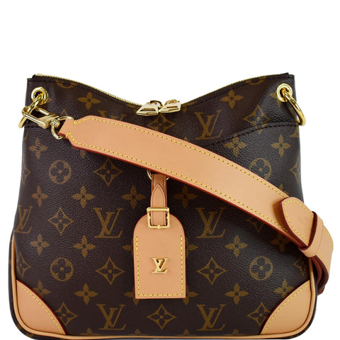 LOUIS VUITTON Odeon PM NM Monogram Canvas Shoulder Bag Natural
