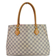 LOUIS VUITTON Calvi Damier Azur Shoulder Bag White