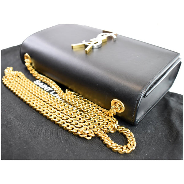 YVES SAINT LAURENT Kate Small Smooth Leather Crossbody Bag Black