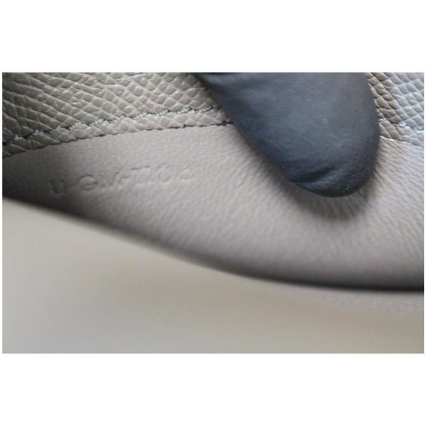CELINE Trotteur Small Grained Calfskin Leather Shoulder Bag Grey