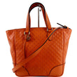 GUCCI Small Bree GG Guccissima Leather Crossbody Bag Orange 449241
