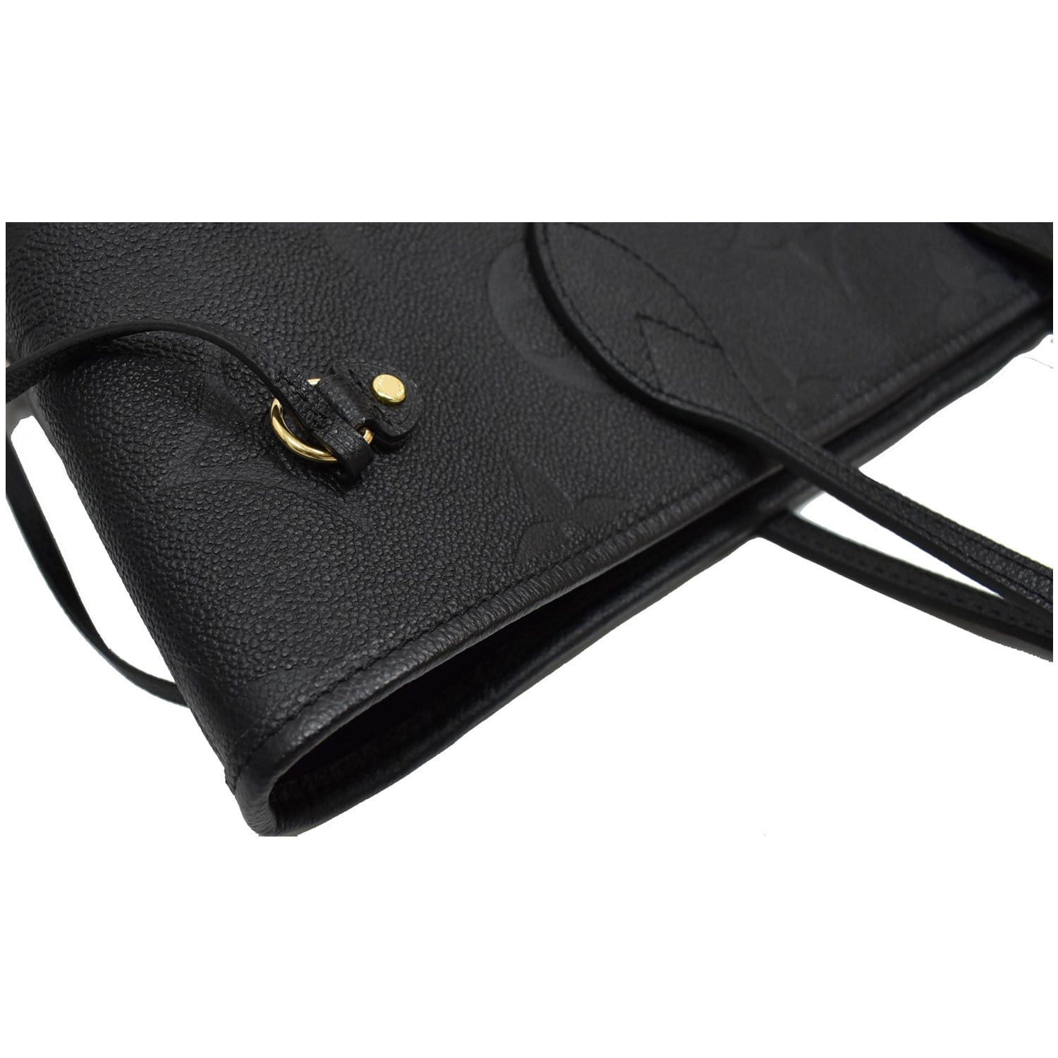 Louis Vuitton Authentic Empreinte Black Neverfull MM Giant Bag & Pouch  2022 NIB