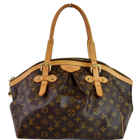 LOUIS VUITTON Tivoli GM Monogram Canvas Shoulder Bag Brown