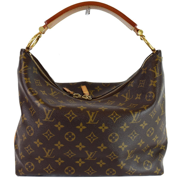 Louis Vuitton Sully PM Monogram Canvas Shoulder Bag - top upfront look