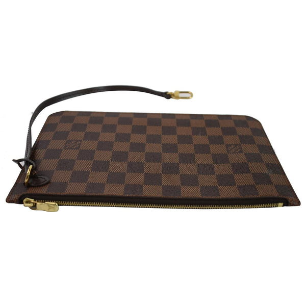 Louis Vuitton Pochette Pouch Damier Ebene Neverfull GM front side