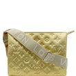 LOUIS VUITTON Coussin PM Monogram Embossed Shoulder Bag Gold