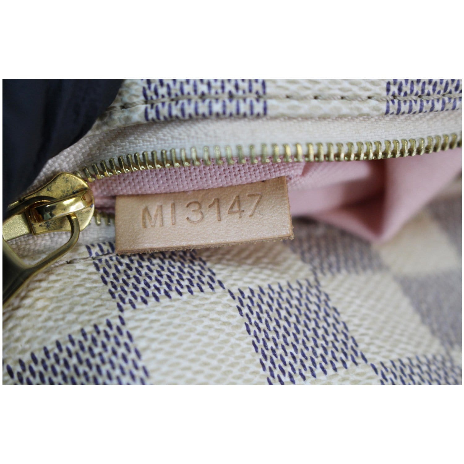 White Louis Vuitton Damier Azur Iena Shoulder Bag – Designer Revival