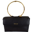 VERSACE Medusa Aeternitas Bangle Evening Charm Satchel Bag Black