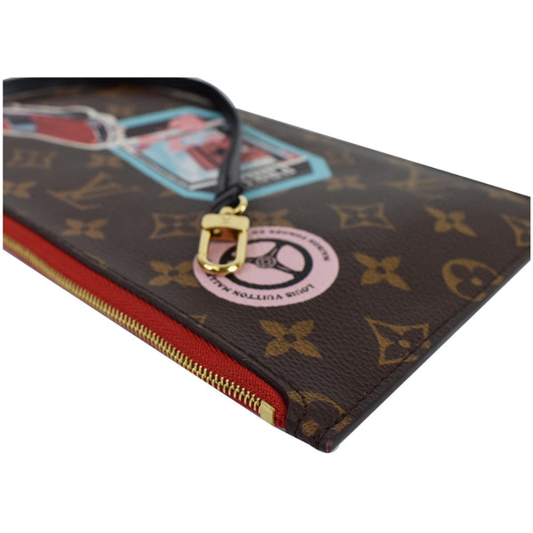 Louis Vuitton World Tour Pochette Monogram Canvas Bag - close corner