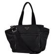 PRADA Vela Nylon Baby Shoulder Bag Black