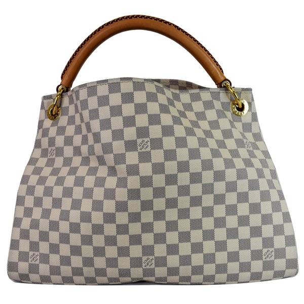 Louis Vuitton Artsy MM Damier Azur Shoulder Bag Women full view