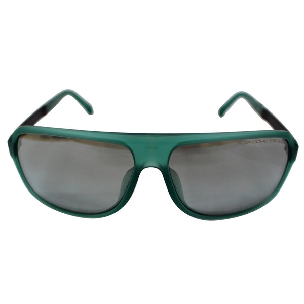 Porsche Design P8554 E 62 Square Men Green Sunglasses Grey Lens