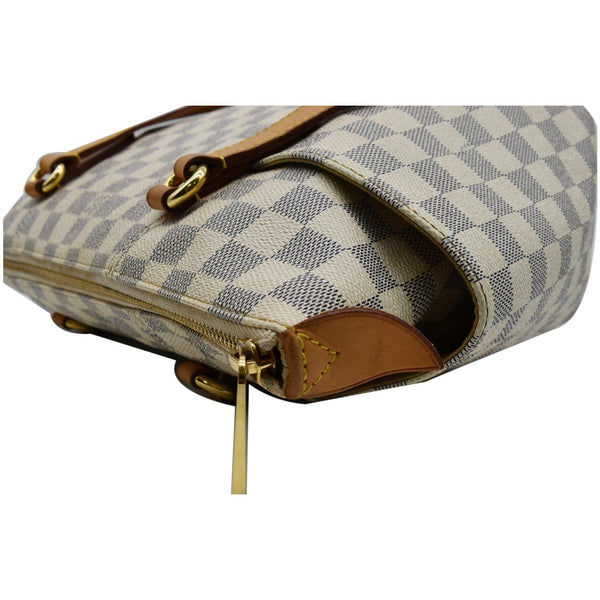 LOUIS VUITTON Totally PM Damier Azur Shoulder Bag White