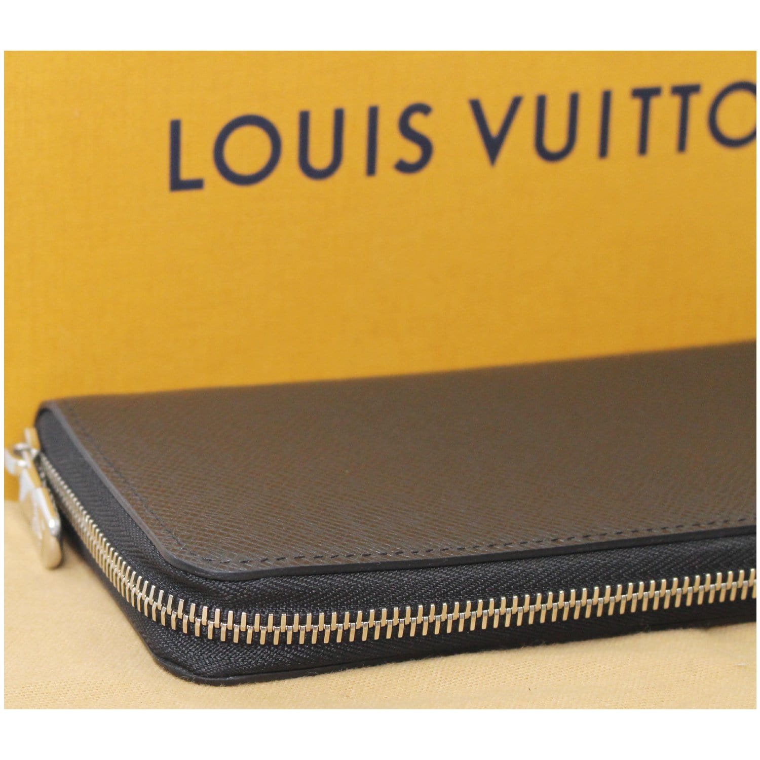 Louis Vuitton Zippy Wallet Vertical Gunmetal Gray in Monogram Coated  Canvas/Taiga Cowhide Leather with Silver-tone - US