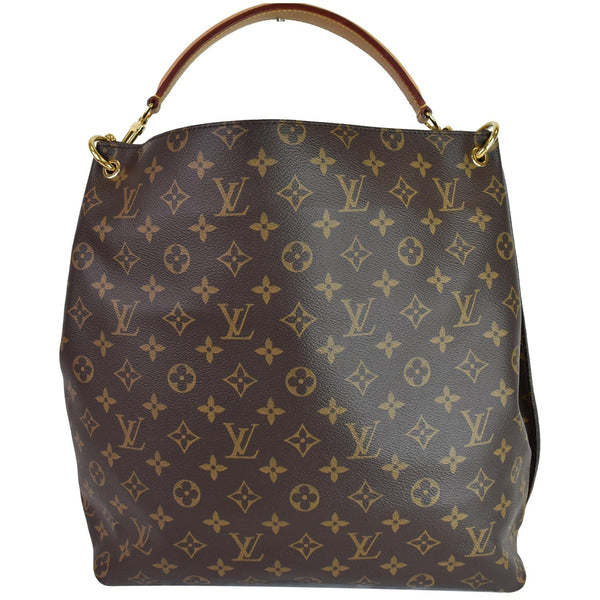 Louis Vuitton Metis Hobo Monogram Canvas Shoulder Bag - logos backside