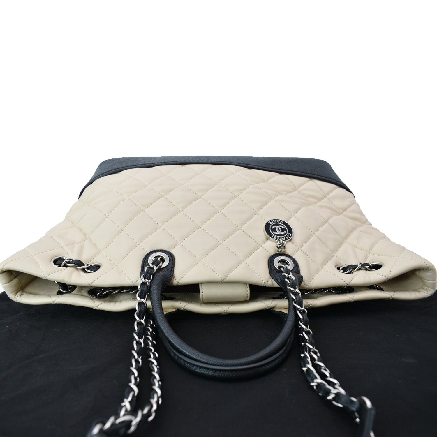 Chanel Beige Drawstring Backpack