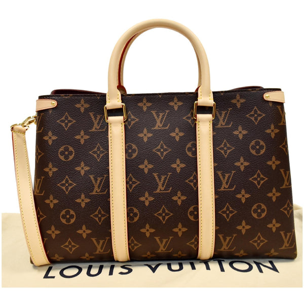 LOUIS VUITTON Soufflot MM Monogram Canvas Shoulder Bag Brown