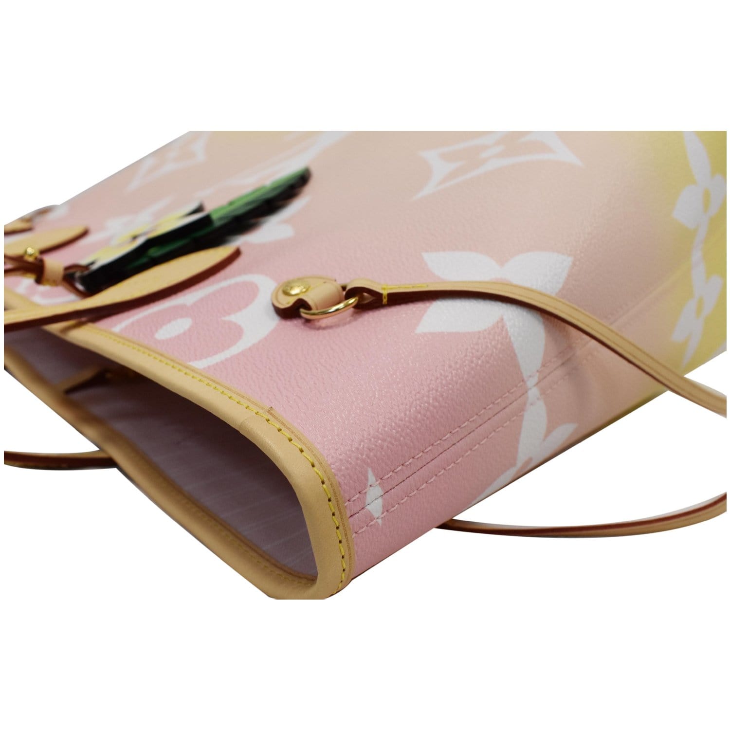 NEW Louis Vuitton Neverfull MM Monogram By The Pool Giant Pink Limited