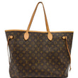 LOUIS VUITTON Neverfull GM Monogram Canvas Tote Bag Brown