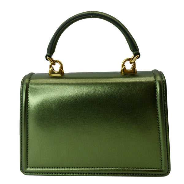 Dolce & Gabbana Small Devotion Nappa Mordore Leather Bag
