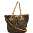 LOUIS VUITTON Palermo GM Monogram Canvas Tote Shoulder Bag Brown