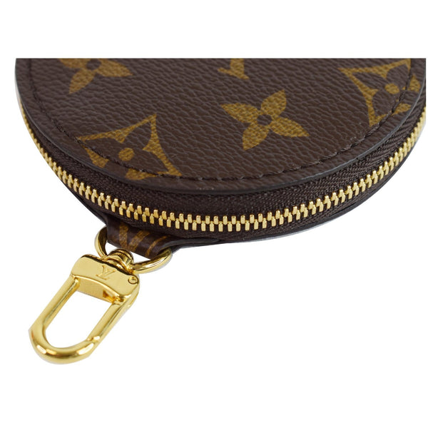 Louis Vuitton Monogram Canvas Round Zipper Purse