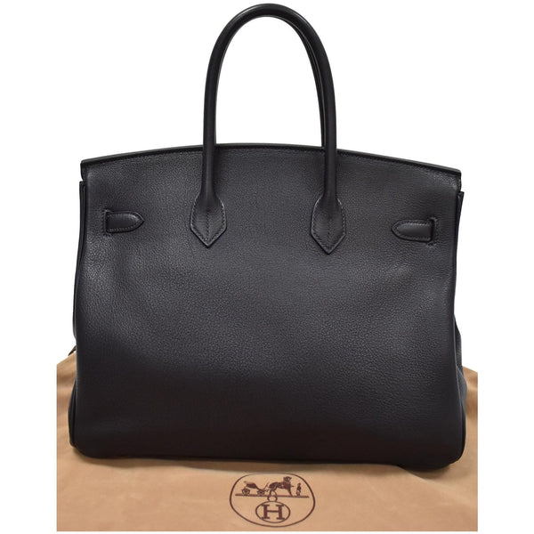 Hermes Birkin 35 Black Togo Leather Tote Bag - backside preview  | DDH