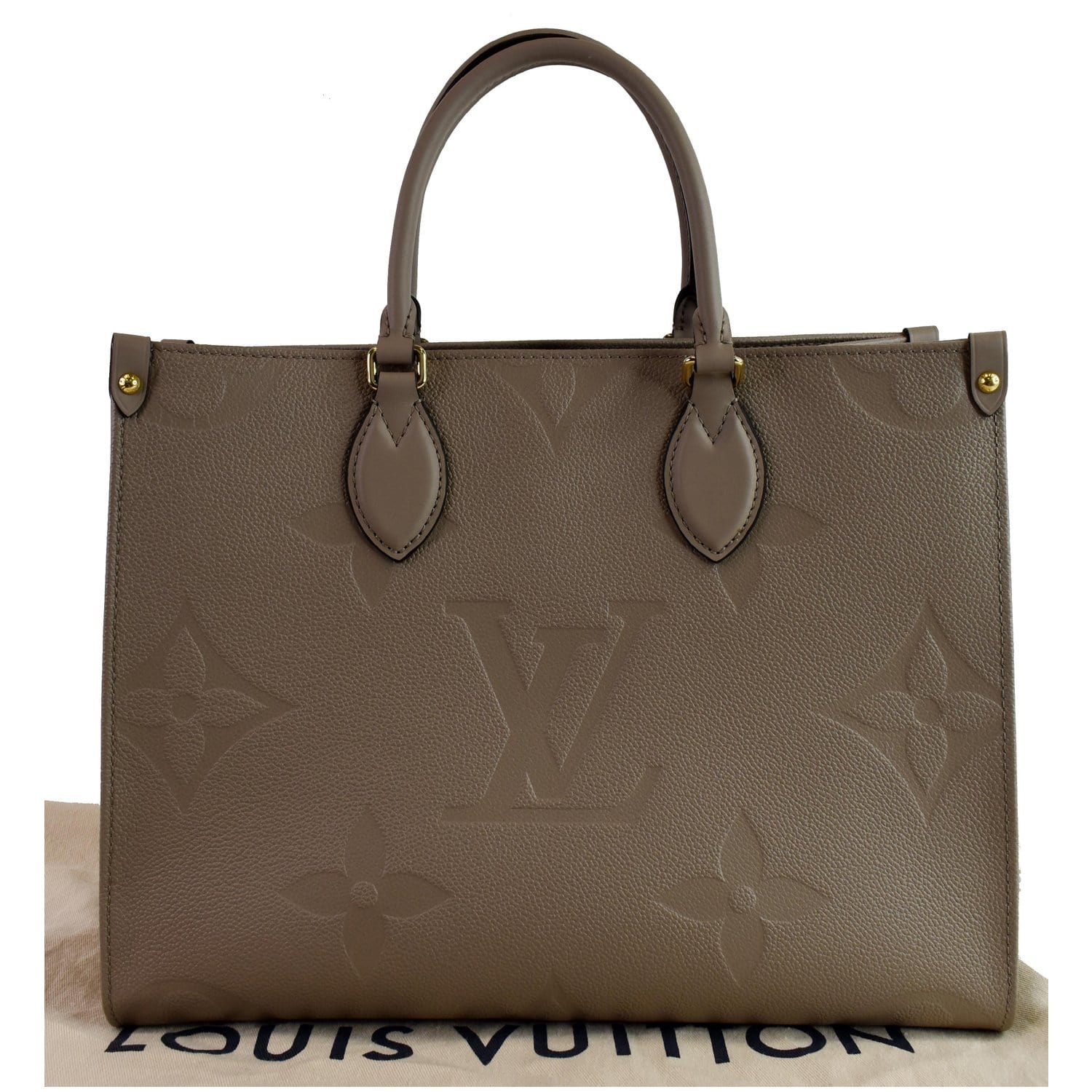 Louis Vuitton Onthego mm Empreinte Beige Tote Bag