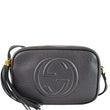 GUCCI  Soho Disco Small Leather Crossbody Bag Black 347994