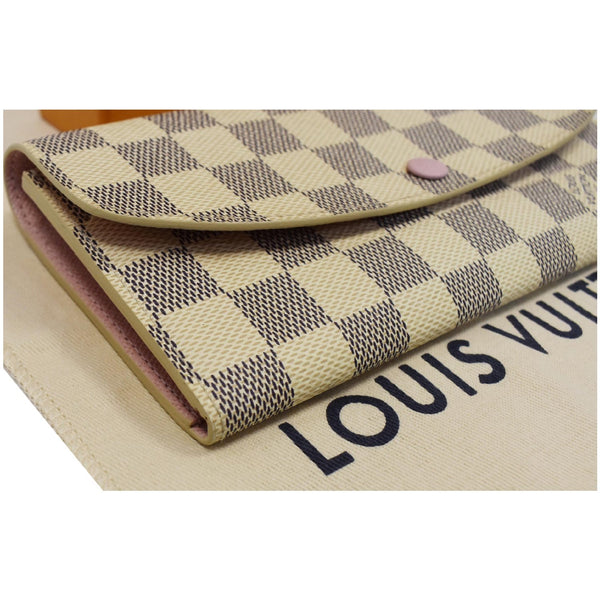 Louis Vuitton Emilie Damier Azur Wallet closed preview