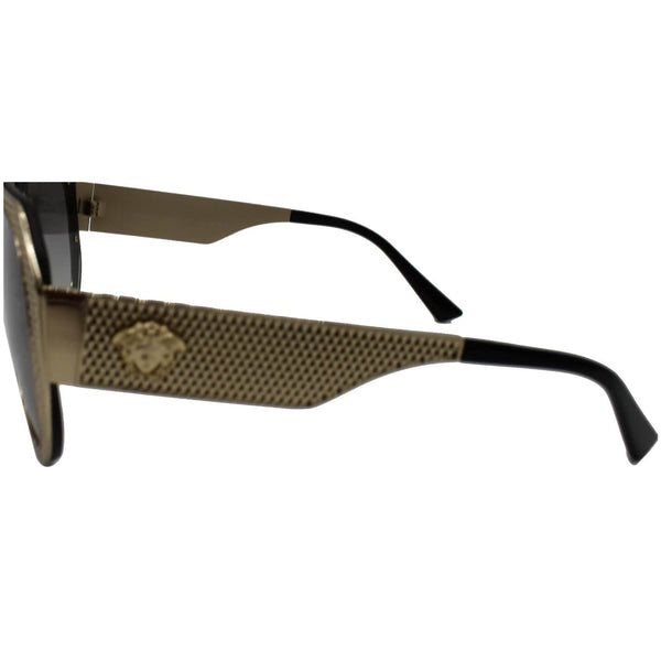 VERSACE Aviator Gold Frame Women Gray Gradient Lens