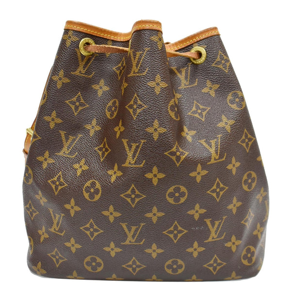 LOUIS VUITTON Noe BB Monogram Canvas Shoulder Bag Brown