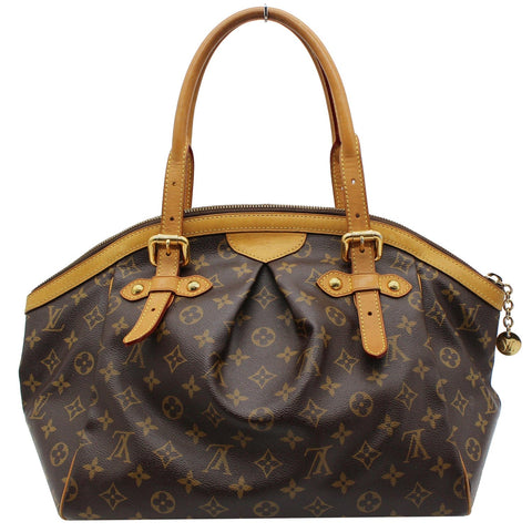 LOUIS VUITTON Tivoli GM Monogram Canvas Shoulder Bag Brown