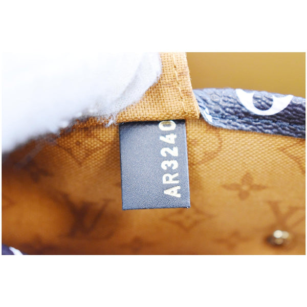 LOUIS VUITTON Neverfull Crafty MM Monogram Gaint Canvas Tote Bag Caramel