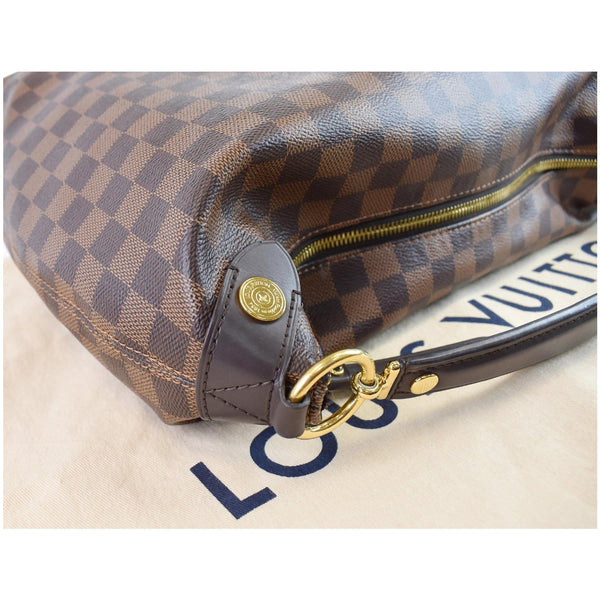 LOUIS VUITTON Duomo Hobo Damier Ebene Hobo Bag Brown