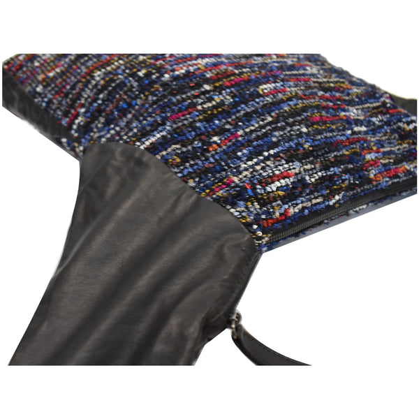 CHANEL Tweed Girl Large Lambskin Shoulder Bag Multicolor