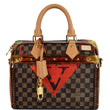 LOUIS VUITTON Time Trunk Speedy 30 Bandouliere Damier Shoulder Bag Black
