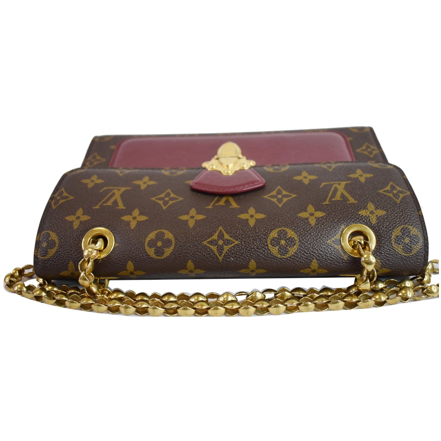 Louis Vuitton Victoire Handbag Monogram Canvas and Leather Brown 2378253