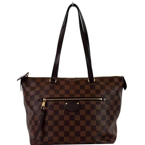 LOUIS VUITTON Iena PM Damier Ebene Shoulder Bag Brown