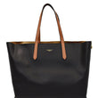 GIVENCHY Medium GV Calf Leather Shopper Tote Bag Black